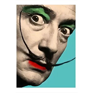 Salvador Dali Desenli Ahşap Tablo 35cm X50cm 35x50 cm