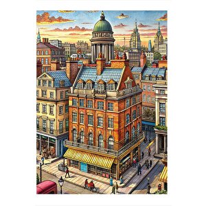 Turuncu Bina Art Mdf Poster 35cm X50cm 35x50 cm