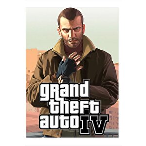 Gta 4 Hediyelik Mdf Tablo 25cmx 35cm 25x35 cm