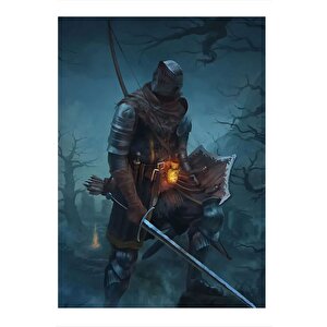 Dark Souls Tasarım Mdf Tablo 25cmx 35cm 25x35 cm