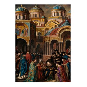 Orta Çağ Akademi Mdf Tablo 25cmx 35cm 25x35 cm