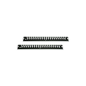 42u 800mm Kabinler Için Dikey Kablo Düzenleyici Siyah 2 Yıl Üretici Garantili