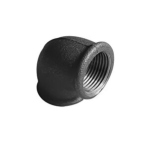 Siyah Dirsek 3/4"