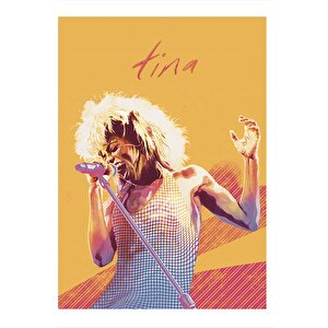 Tina Turner Modern Ahşap Tablo 50cmx 70cm 50x70 cm