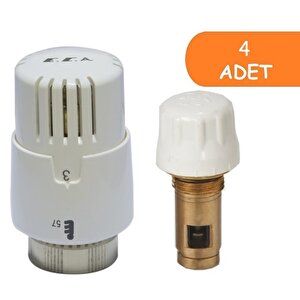 4 Adet Eca Termostatik Trv4 Kafa Grubu 41,3mm 602120813