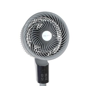 20cm 40w Uzaktan Kumandalı 3 Kademeli Gri Vantilatör