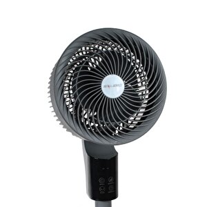 20cm 40w Uzaktan Kumandalı 3 Kademeli Siyah Vantilatör