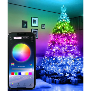 10 Metre Rgb Şerit Led - Kumanda Ve Mobil Aplikasyon Kontrol- Su Geçirmez / Sese Duyarlı