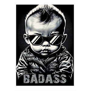 Hip Hop Badass Bebek Mdf Poster 25cmx 35cm 25x35 cm