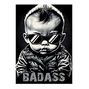 Hip Hop Badass Bebek Mdf Poster 35cm X50cm 35x50 cm