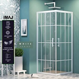 İmaj Legend White Kare Duşakabin110*110 H:190 - H:190 Cm 110x110 cm
