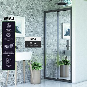 Mia Reflekte Cam 1 Sabit 1 Sürgü Duşakabin118 - H:190 Cm 118 cm