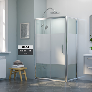 İmaj Mode Ice Dikdörtgen Duşakabin  A-5480*120 H190 80x120 cm