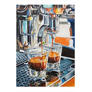 Expresso Makinesi Mdf Poster 25cmx 35cm 25x35 cm
