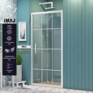 İmaj Legend White İki Duvar Arası 1 Sabit 1 Sürgü Duşakabin144 - H:190 Cm 144 cm