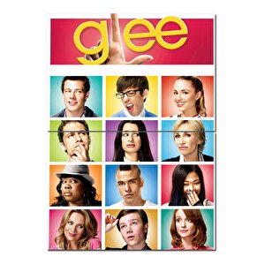 Glee Gençler Desenli Ahşap Tablo 70cmx 100cm 70x100 cm