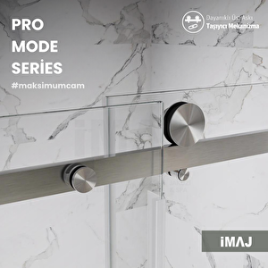 Pro Mode Orta Açılır 2 Sabit 2 Sürgü Duşakabin165 - 6mm 165 cm