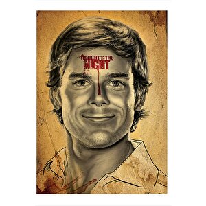 Dexter Poster Tasarım Mdf Tablo 35cm X50cm 35x50 cm