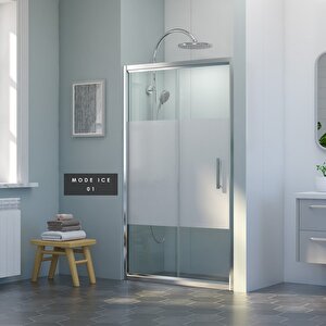 İmaj  Mode Ice 1 Sabit 1 Sürgü Duşakabin A-54135 135 cm