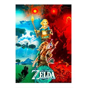 Zelda Tears Of The Kingdom Mdf Tablo 35cm X50cm 35x50 cm