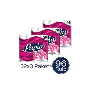 Parfümlü Egzotik Tuvalet Kağıdı 96 Rulo (32 Rulo X 3 Paket)