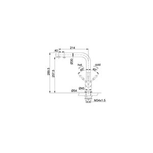 Armatür Atlas Clear Filtre Uyumlu 2 Çıkış