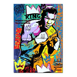 Mike Tyson Pop Art Art Mdf Tablo 70cmx 100cm 70x100 cm