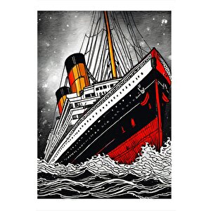 Titanic Hediyelik Mdf Tablo 25cmx 35cm 25x35 cm
