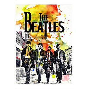 The Beatles Müzik Grubu Hediyelik Mdf Tablo 25cmx 35cm 25x35 cm
