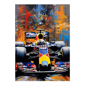 Formula 1 Temalı Art Mdf Tablo 35cm X50cm 35x50 cm