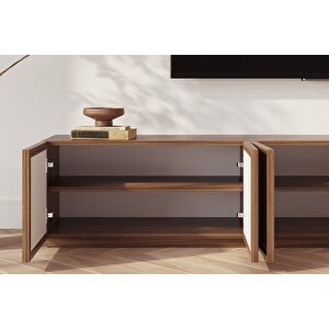 Duho Vol Tv Ünitesi - Ceviz 245 Cm