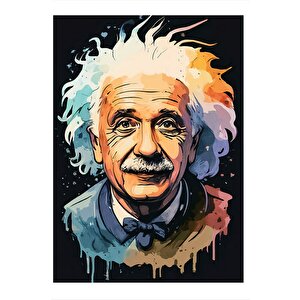 Albert Einstein Model Mdf Tablo 25cmx 35cm 25x35 cm