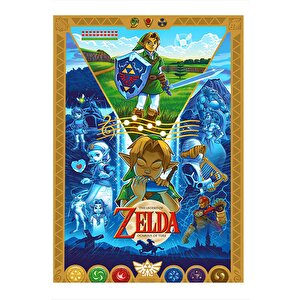 The Legend Of Zelda  Art Mdf Poster 25cmx 35cm 25x35 cm