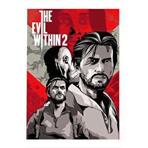 The Evil Within 2 Hediyelik Mdf Tablo 50cmx 70cm 50x70 cm