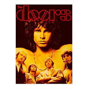 The Doors Jim Morrison Model Ahşap Tablo 35cm X50cm 35x50 cm