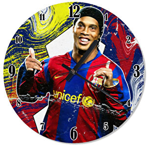 Ronaldinho Akarlı Duvar Saati
