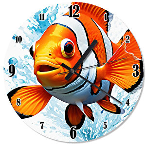 Palyaço Balığı Analog Duvar Saati