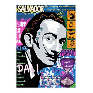 Salvador Dali Mdf Tablo 35cm X50cm 35x50 cm