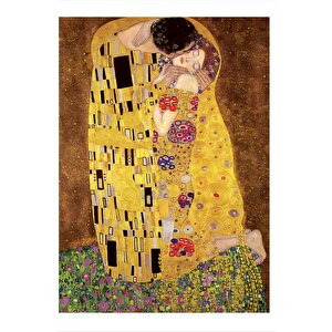 Klimt Öpücük Hediyelik Mdf Tablo 35cm X50cm 35x50 cm