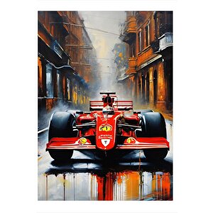 Formula 1 Dekoratif Mdf Tablo 25cmx 35cm 25x35 cm