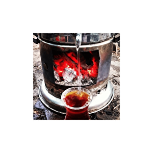 Tek Musluklu, Krom, Odunlu Semaver