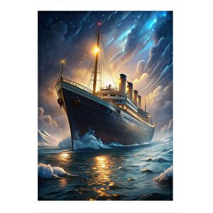 Titanic Mdf Poster 35cm X50cm 35x50 cm