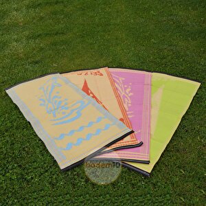 Plastik Hasır Halı Kilim Piknik Cami Park Plaj Bahçe Balkon Teras Kamp Outdoor Karavan Mat 60x140 Cm