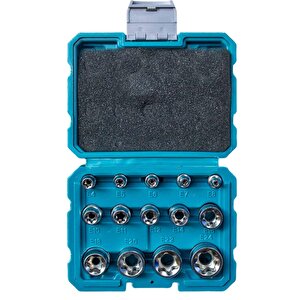 Total Thktets0114 Yıldız Lokma Takımı 14 Lü Set 1/4 3/8 1/2 Cr-v Çelik Soket