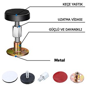 Yatak Baza Başlık Başlığı Mobilya Eşya Dolap Duvar Sabitleme Aparatı Önleyici Sabitleyici 4 Adet