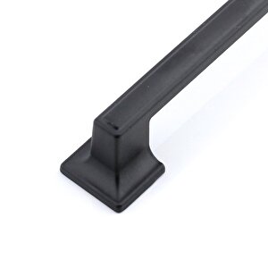 Gama 224 Mm Siyah Kulp Metal Mobilya Çekmece Dolabı Mutfak Dolap Kulpları Kapak Kulbu Kulpu 22.4 Cm