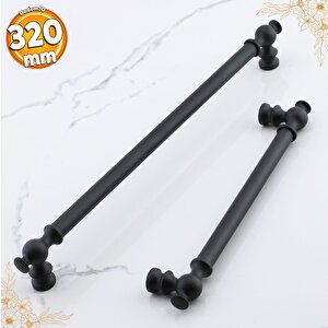 Arya 320 Mm Siyah Kulp Mobilya Mutfak Metal Dolabı Çekmece Dolap Kapak Kulpları Kulbu Kulpu 320 Mm