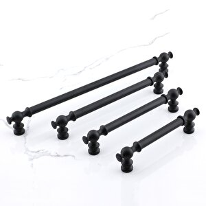 Arya 320 Mm Siyah Kulp Mobilya Mutfak Metal Dolabı Çekmece Dolap Kapak Kulpları Kulbu Kulpu 320 Mm