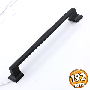 Gama 192 Mm Siyah Kulp Metal Mobilya Mutfak Çekmece Dolap Kulpları Dolabı Kapak Kulbu Kulpu 19.2 Cm