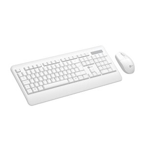 Lenovo Lecoo Kw202 Kablosuz Klavye & Mouse Set Q Beyaz